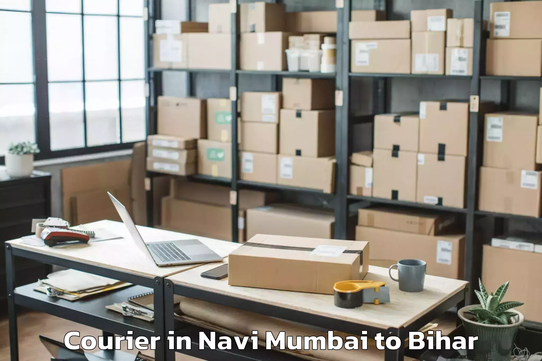 Top Navi Mumbai to Muzaffarpur Airport Mzu Courier Available